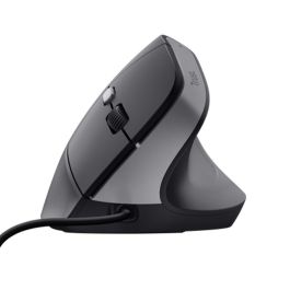 Trust Ratón Ergonómico Vertical Bayo II con Cable, 800-2400 DPI, Negro Trust Ratón Ergonómico Vertical Bayo II con Cable, 800-2400 DPI, Negro