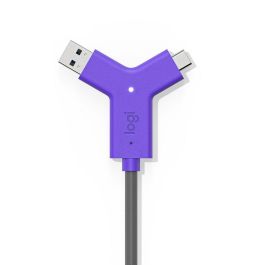 Logitech Swytch Enlace Portátil USB-C/A 4K para Videoconferencia en Salas Microsoft Teams Zoom BYOM Windows Mac Chromebook