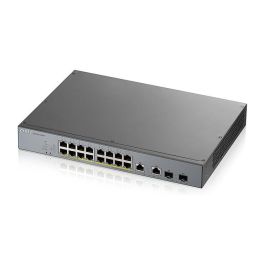 Zyxel GS1350-18HP Switch Gestionable 16 Puertos PoE 2 Puertos Combo SFP/RJ45 250W Rango Extendido