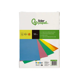Liderpapel Tapa Encuadernación Cartón A4 0,9mm Naranja Fluor Paquete 50 Unidades