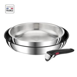 TEFAL INGENIO Set 3 piezas, Sartenes 24/28 cm, Mango, Inducción, Recubrimiento antiadherente + acero inoxidable, Hecho en Francia, Preferencia L9739102 Precio: 131.50000006. SKU: B164A453NJ