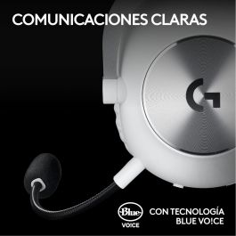 Logitech Auriculares Gaming G Pro X con micrófono cardioide, drivers Graphene 50 mm y tecnología LIGHTSPEED Logitech Auriculares Gaming G Pro X con micrófono cardioide, drivers Graphene 50 mm y tecnología LIGHTSPEED