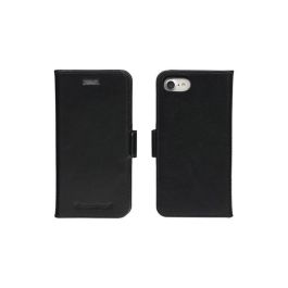 dbramante1928 Lynge 2-en-1 iPhone SE/8/7/6 Funda Cartera Desmontable Cuero de Grano Completo Sostenible Negro