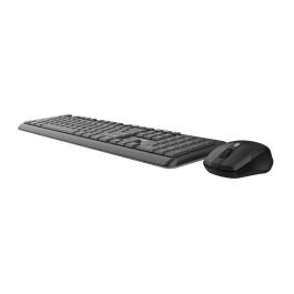 Teclado y Ratón Inalámbrico Trust TKM-350 Negro QWERTY