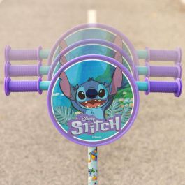 Patinete Stitch Goma Metal Plástico Azul