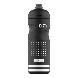 SIGG Trinkflasche Pulsar Black 0,75L, Botella Agua Acero Inoxidable 750 ml, Sin BPA, Negro