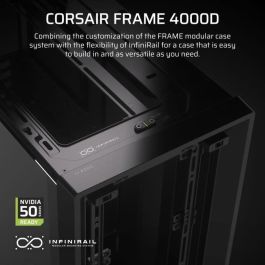 Corsair COR0840440485551 Caja para PC Semitorre Serie FRAME 4000D Negra