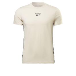 Camiseta de Manga Corta Hombre Reebok HB2150 Beige (S)