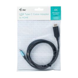 Cable USB-C a HDMI i-Tec C31CBLHDMI60HZ2M Negro 2 m 4K Ultra HD