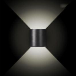 Edm Aplique Led Ovalado 3W 60 Lm 4000K Luz Día IP54 12x12x6cm