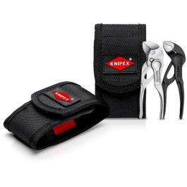 Knipex 00 20 72 V04 XS - Juego de Alicates XS 2 Piezas, Mangos Negro y Acero Inoxidable, 175g, 30x45x110 mm