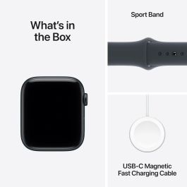 Apple Watch SE 3 Aluminium 44mm GPS Medianoche con Correa Deportiva M/L