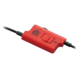 Thermaltake SHOCK Royal Red - Auriculares Gaming Diadema Estéreo con Micrófono Bidireccional, Cancelación Ruido y Conector 3.5mm