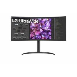 Monitor Profesional Ultrapanorámico Curvo LG 34WQ75C-B 34"/ WQHD/ Multimedia/ Regulable en altura/ Negro Precio: 482.59000031. SKU: B1JMCYX3PD