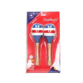Maracas de madera pintada Maracas de madera pintada