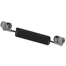 Ergonomic Solutions Cable Rizado ClickSafe Dual Lock de Seguridad, Longitud Total 1.7m Precio: 76.7900001. SKU: B1KC7P7FBT