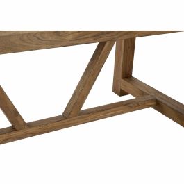 DKD Home Decor Mesa de Comedor Alpino de Madera de Acacia Natural, Desmontable, 90 cm Largo x 200 cm Ancho x 77 cm Alto