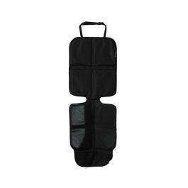 KioKids Protector Asiento Coche Completo Trasero Acolchado Antideslizante con Bolsillos para Sillas de Bebé +0 Meses Negro