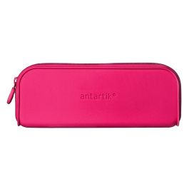 Estuche Portatodo Antartik Prisma Silicona Soft Rectangular 185x50x75 mm Rosa Fucsia