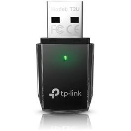 TP-Link Archer T2U Adaptador WiFi USB 2.0 Inalámbrico 600 Mbit/s, Doble Banda (2.4/5 GHz) Wi-Fi 5 (802.11ac) para PC/Portátil, Negro
