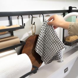 Emuca Estante para tarros de especias Titane, Acero, Gris antracita