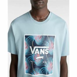 Camiseta de Manga Corta Hombre Vans VN0A5E7YCZI1 Azul cielo Camiseta de Manga Corta Hombre Vans VN0A5E7YCZI1 Azul cielo