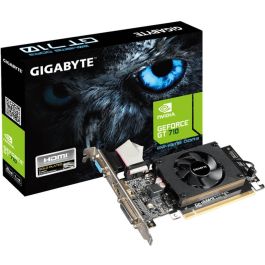 Gigabyte Tarjeta Gráfica GeForce GT 710 2GB GDDR3 PCI Express 2.0 | NVIDIA | DirectX 12.0 | 954 MHz | 192 Núcleos CUDA Precio: 66.59000018. SKU: B19ZSLER3D