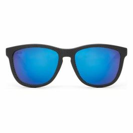 Hawkers ONE CARBONO Gafas de Sol Polarizadas para Adultos, Montura Negra Fibra Carbono, Lentes Azules (#sky one) UV400