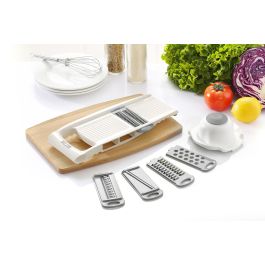 Quttin Mandolina de Cocina con 5 Funciones, 27.8 cm Largo, 11.5 cm Ancho, 3 cm Alto (12 Unidades)