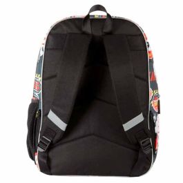 PERONA Mochila Disney Pixar Cars Pistons 42cm, con 2 Compartimentos y Bolsillo Lateral para Botella, Poliéster