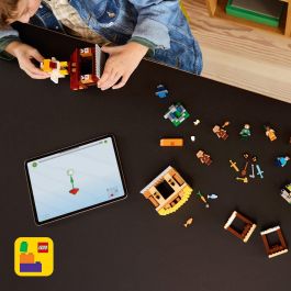 LEGO 21273 Minecraft Ghasts Attack the Village - Juego de Construcción para 10+ Años