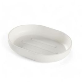 Today TOD3574641271374 Juego de 4 Accesorios de Baño: Vaso, Dispensador Jabón, Escobilla Baño - Blanco