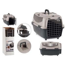 Transportín plástico Mascow antracita 31x31x48 cm para mascotas hasta 6 kg (20 Unidades) Precio: 211.49999948. SKU: S3610714