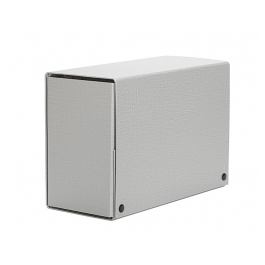 Pardo Carpeta proyectos folio lomo 150 mm cartón forrado gris con broche