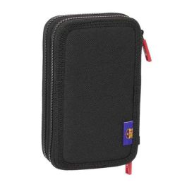Plumier Escolar Safta Doble Pequeño 29 Piezas F.C. Barcelona Black 40x125x195 mm Plumier Escolar Safta Doble Pequeño 29 Piezas F.C. Barcelona Black 40x125x195 mm