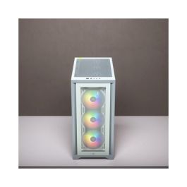 Corsair 4000X RGB Torre Midi ATX Blanca para PC Gaming con Ventana de Cristal Templado