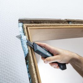 Wolfcraft Cúter Profesional Doble Función 18 mm con Cuchilla Pro Sharp para Diestros y Zurdos