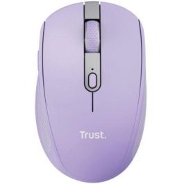 Ratón Inalámbrico por Bluetooth Trust Ozaa Compact Wireless/ Batería recargable/ Hasta 3200 DPI/ Morado Ratón Inalámbrico por Bluetooth Trust Ozaa Compact Wireless/ Batería recargable/ Hasta 3200 DPI/ Morado