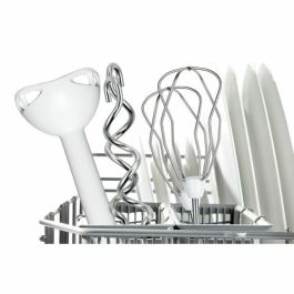 Bosch MFQ36440 Batidora de Mano 450W, 5 velocidades, 2 batidores y 2 ganchos amasadores acero inoxidable, bol graduado con tapa, Blanco/Gris