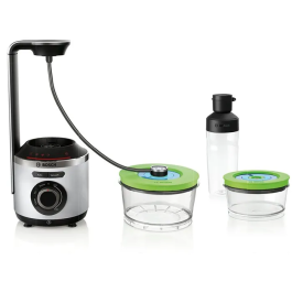 Bosch MMBV625M Licuadora de Vacío 2 en 1 VitaPower Serie 8 1000 W Acero Inoxidable Negro