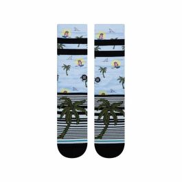 Calcetines Tobilleros Stance Aloha Monkey Staple Azul claro 42-46