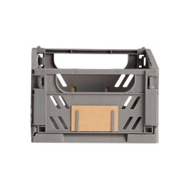 Day Dar Juego de 2 Cajas Plegables 17x12,5 cm de Almacenaje Apilables Gris Oscuro 1,2 L