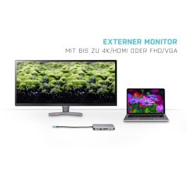 Dockstation i-Tec C31NANODOCKVGAPD Plata