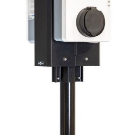 Next Green Tubo de Acero con Recubrimiento en Polvo, 60mm x 1500mm, Grafito Gris