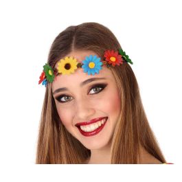 Tocado Diadema Flores Hippie Años 60 Multicolor Precio: 1.1979002662. SKU: B1GPXFYHP9