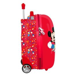 Safta Trolley Escolar Infantil Mickey Mouse con Ruedas - 43 cm Alto (28x23 cm)