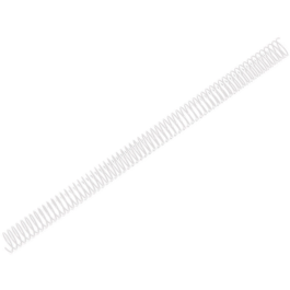 Q-connect Espiral Metálico Blanco 64 5:1 18mm 1,2mm Caja de 100 Unidades