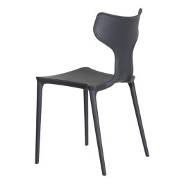 Silla Apilable Gris Oscuro Polipropileno 47 X 41 X 83,50 cm