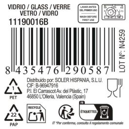 Vaso Trikua 310 cc - La Mediterranea (48 Unidades) Vaso Trikua 310 cc - La Mediterranea (48 Unidades)