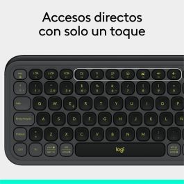 Logitech Teclado Pop Icon Keys Inalambrico, Personalizable, Doble Impresion Windows/Mac, Easy-Switch